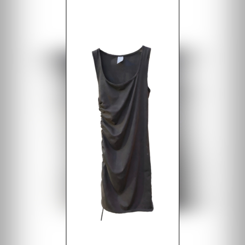 Chic Asymmetrical Black Dress